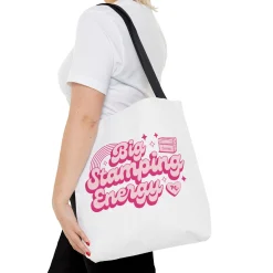 Big Stamping Energy Tote Bag