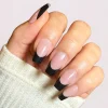 Black Tie Press-On Nails - Short Coffin