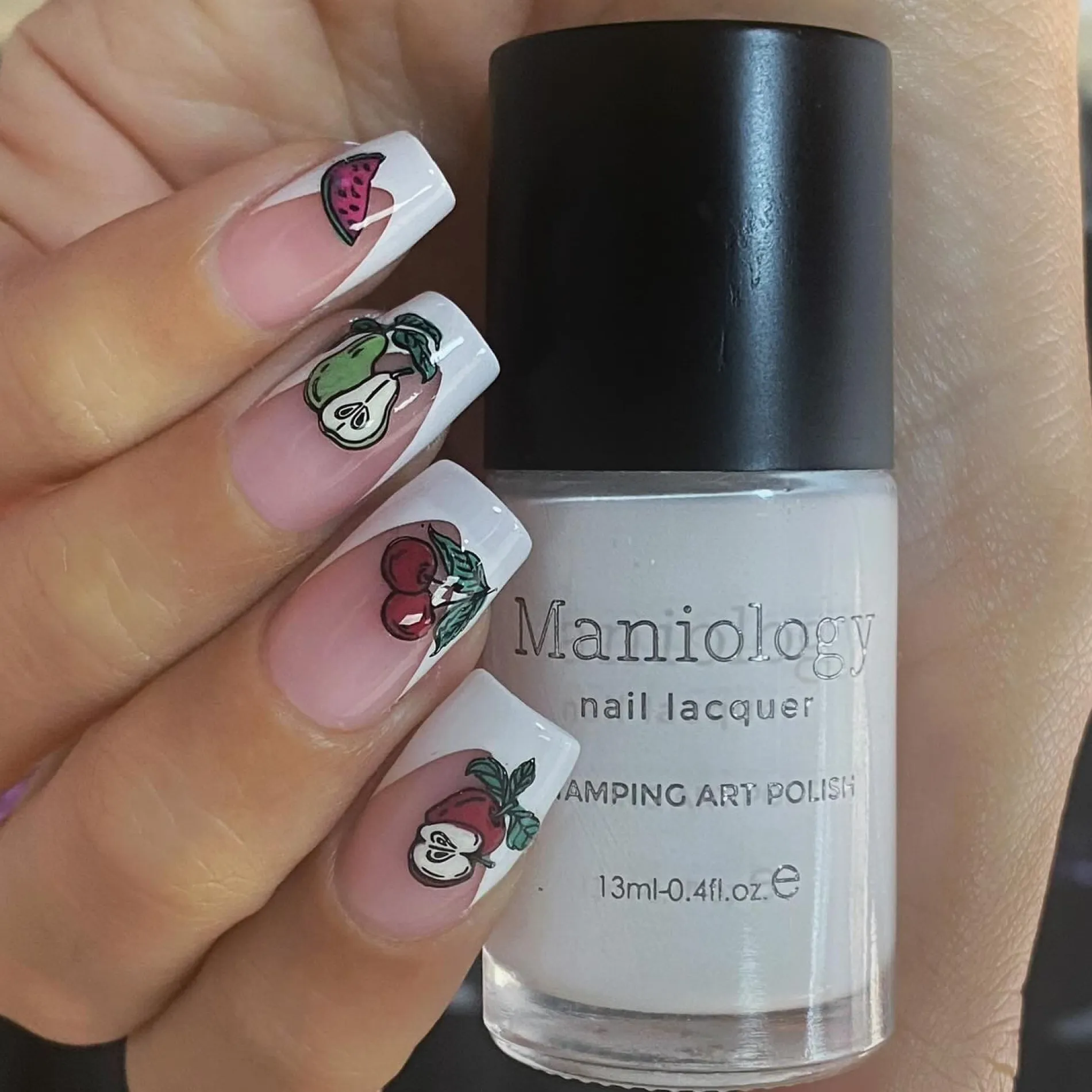 Black & White Duo - Bam! White + Straight Up Black 2pc Nail Stamping Polish Set