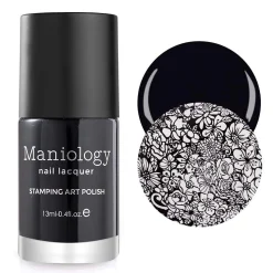 Black & White Duo - Bam! White + Straight Up Black 2pc Nail Stamping Polish Set