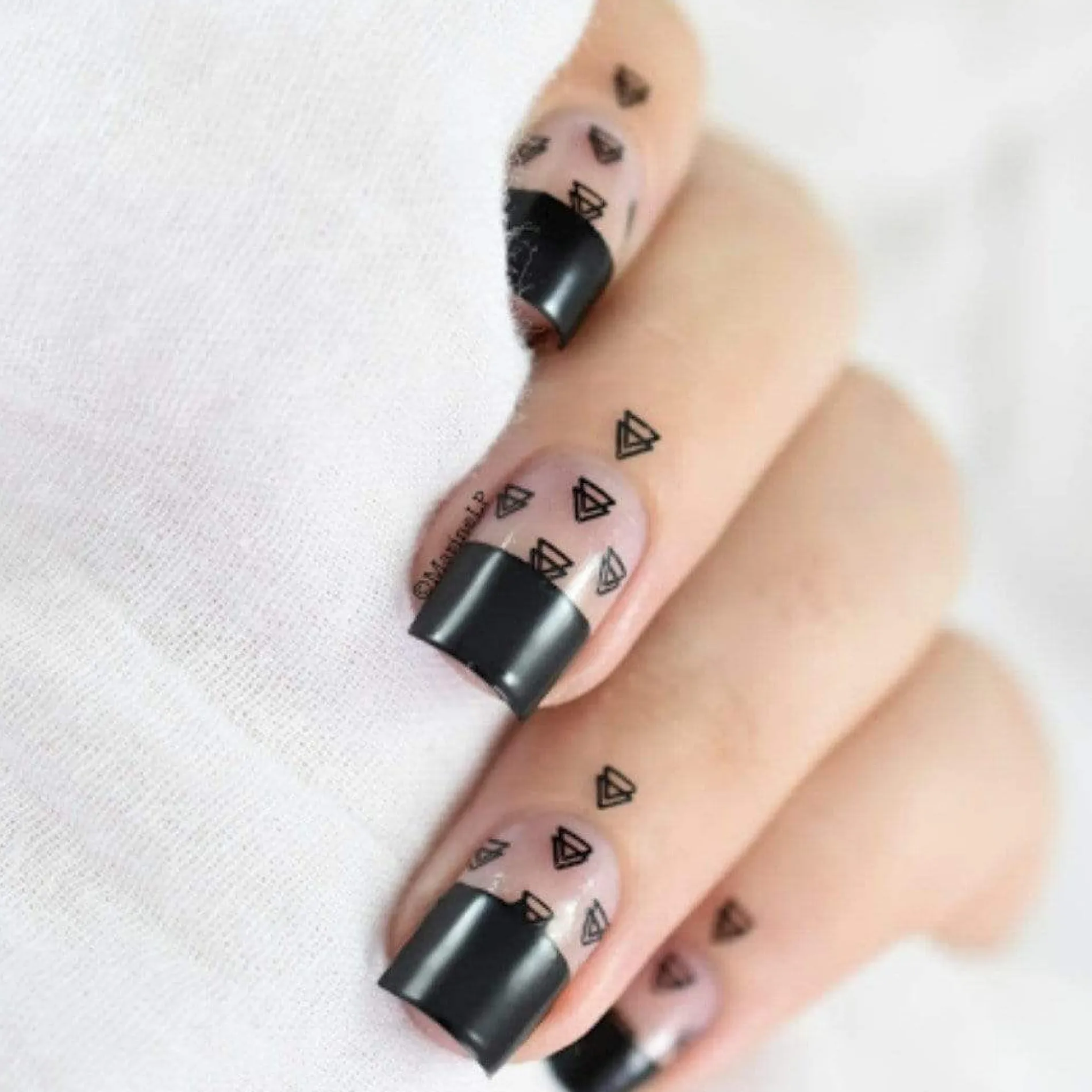 Black & White Duo - Bam! White + Straight Up Black 2pc Nail Stamping Polish Set