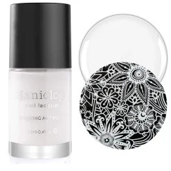 Black & White Duo - Bam! White + Straight Up Black 2pc Nail Stamping Polish Set