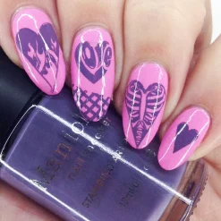 Bleeding Hearts (m272) - Nail Stamping Plate