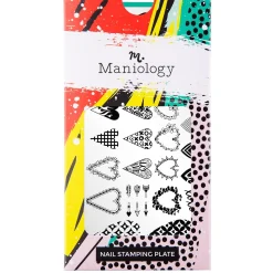Bleeding Hearts (m272) - Nail Stamping Plate