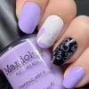 Bliss (B518) - Cream Lavender Purple Stamping Polish