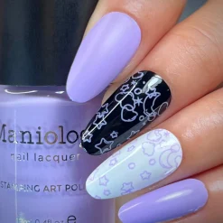 Bliss (B518) - Cream Lavender Purple Stamping Polish