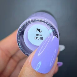 Bliss (B518) - Cream Lavender Purple Stamping Polish