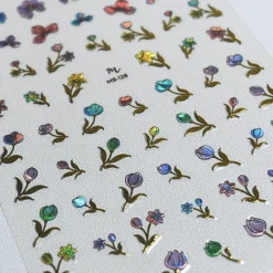 Blooming Joy (MS-128) - Nail Art Sticker