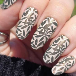 Blooming Silhouettes (M584) - Nail Stamping Plate