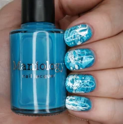 Blueberry Blast (P128) - Sheer Blue Nail Polish