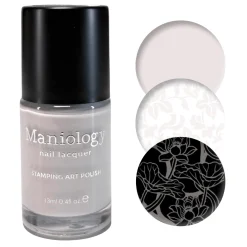 Bone White (B577) - White Creme Stamping Polish
