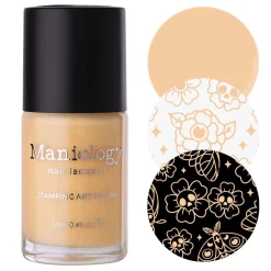 Boo-gie Nights (B522) - Cream Beige Stamping Polish