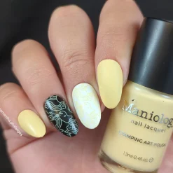Boo-gie Nights (B522) - Cream Beige Stamping Polish