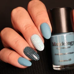 Bubblegum Pop: Acid Wash (B555) - Muted Sky Blue Cream Stamping Polish