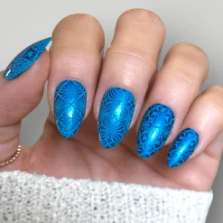Bubblegum Pop: Acid Wash (B555) - Muted Sky Blue Cream Stamping Polish