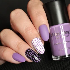 Bubblegum Pop: Roller Skates (B557) - Muted Grape Soda Purple Cream Stamping Polish