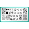 Bunny Bliss (M562) - Nail Stamping Plate