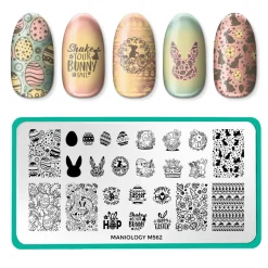 Bunny Bliss (M562) - Nail Stamping Plate