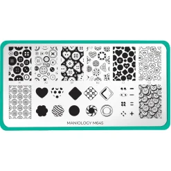 Button Collection (M645) - Nail Stamping Plate