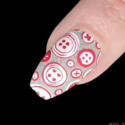 Button Collection (M645) - Nail Stamping Plate