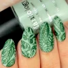 Caladium (B440) - Cream Sage Green Stamping Polish