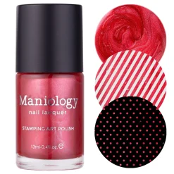Candy Apple (B456) - Shimmer Red Stamping Polish
