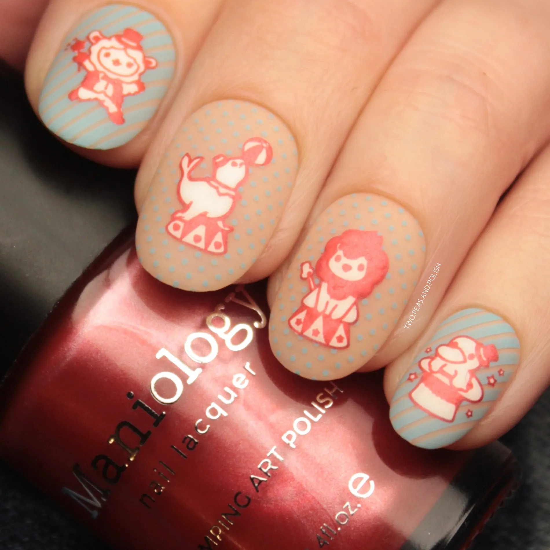 Candy Apple (B456) - Shimmer Red Stamping Polish