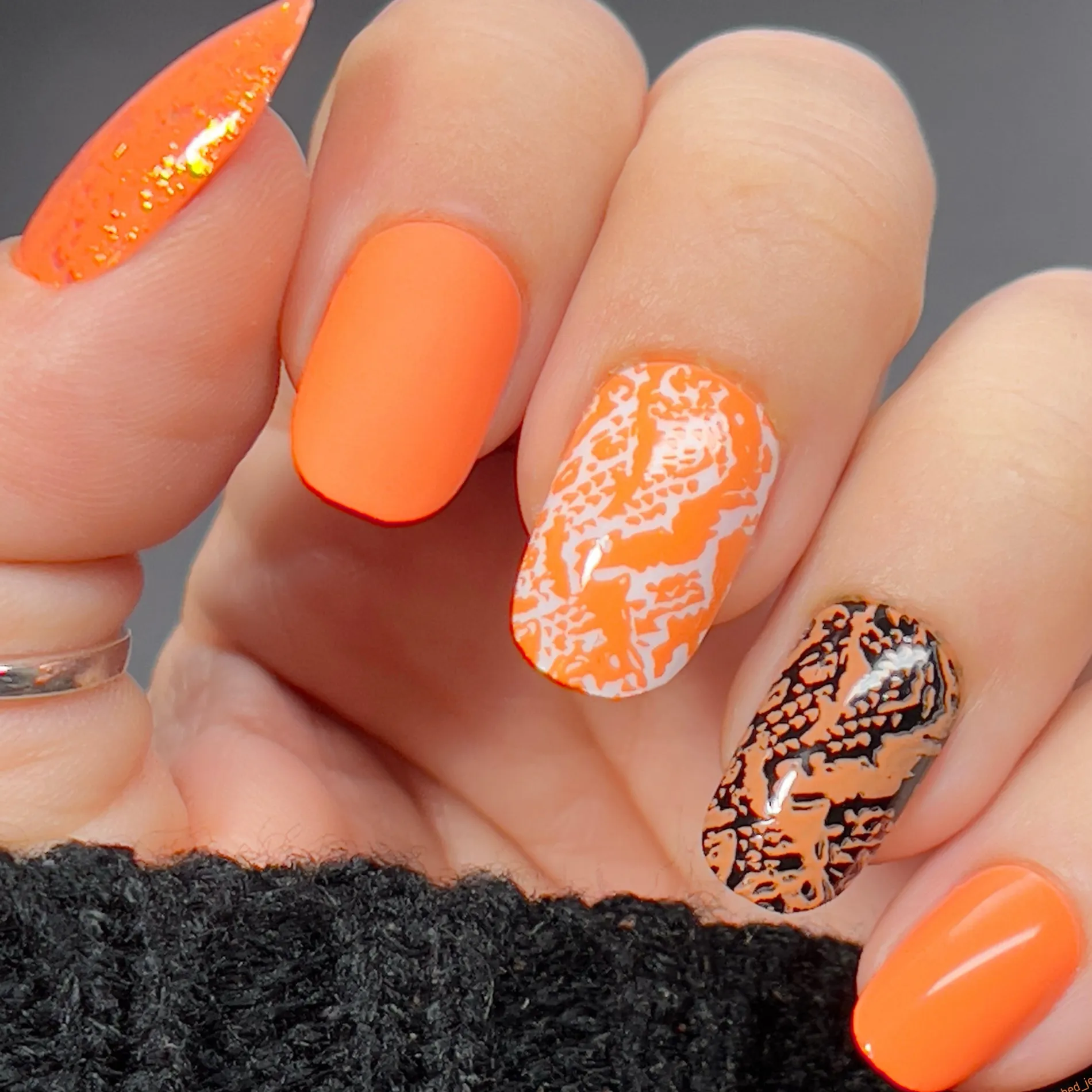 Carnation (B428) - Orange Cream Stamping Polish