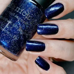 Celestial (B239) - Dark Navy Shimmer Stamping Polish
