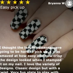 Checkmate (M326) - Nail Stamping Plate