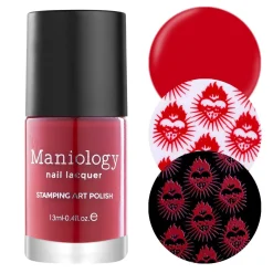 Cherry Bomb (B326) - Deep Red Stamping Polish