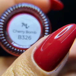 Cherry Bomb (B326) - Deep Red Stamping Polish