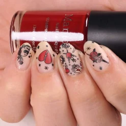 Cherry Bomb (B326) - Deep Red Stamping Polish
