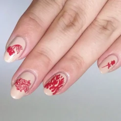 Cherry Bomb (B326) - Deep Red Stamping Polish