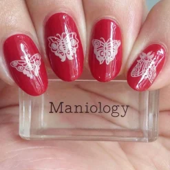 Cherry Bomb (B326) - Deep Red Stamping Polish