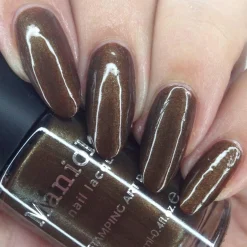 Chestnut ( B406 ) - Duochrome Green Brown Stamping Polish