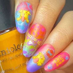 Chonk (B512) - Cream Orange Stamping Polish