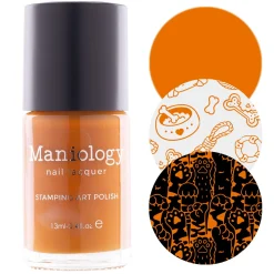 Chonk (B512) - Cream Orange Stamping Polish