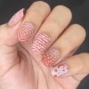 Classic Beauty: Hearts + Stars (XL355) - Nail Stamping Plate