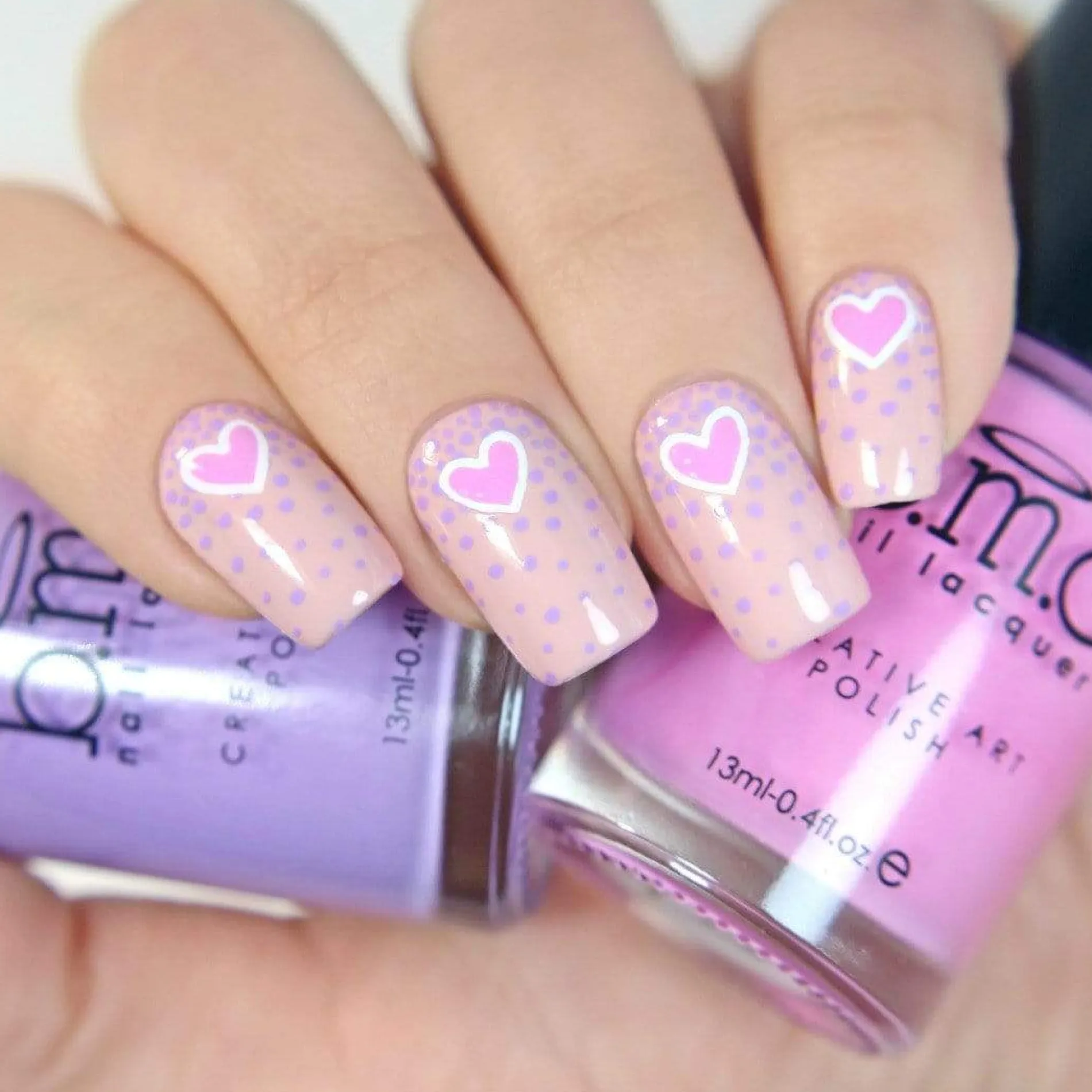 Classic Gradients & Hearts: Set of 3 Nail Stamping Plates