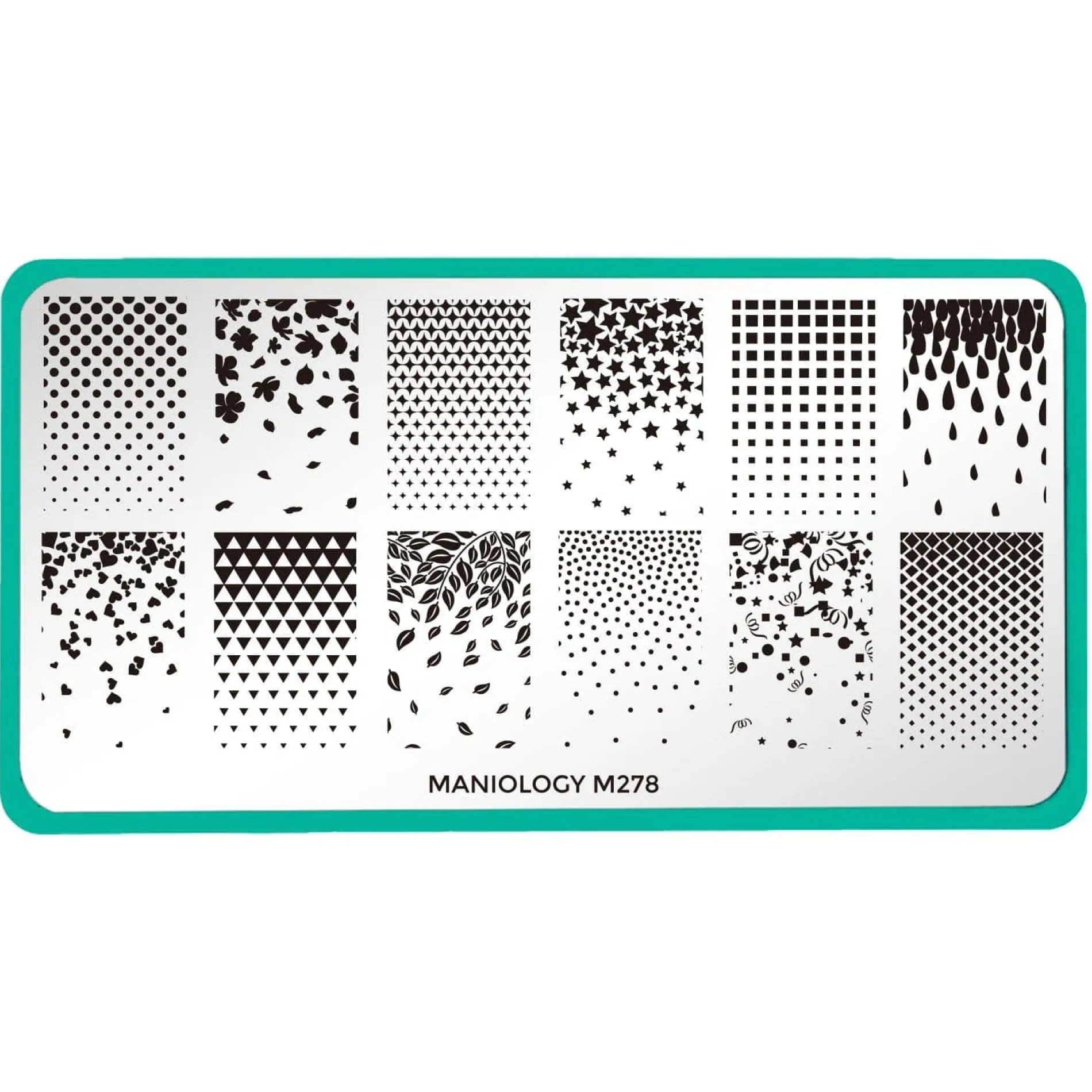Classic Gradients & Hearts: Set of 3 Nail Stamping Plates