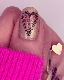 Classic Gradients & Hearts: Set of 3 Nail Stamping Plates