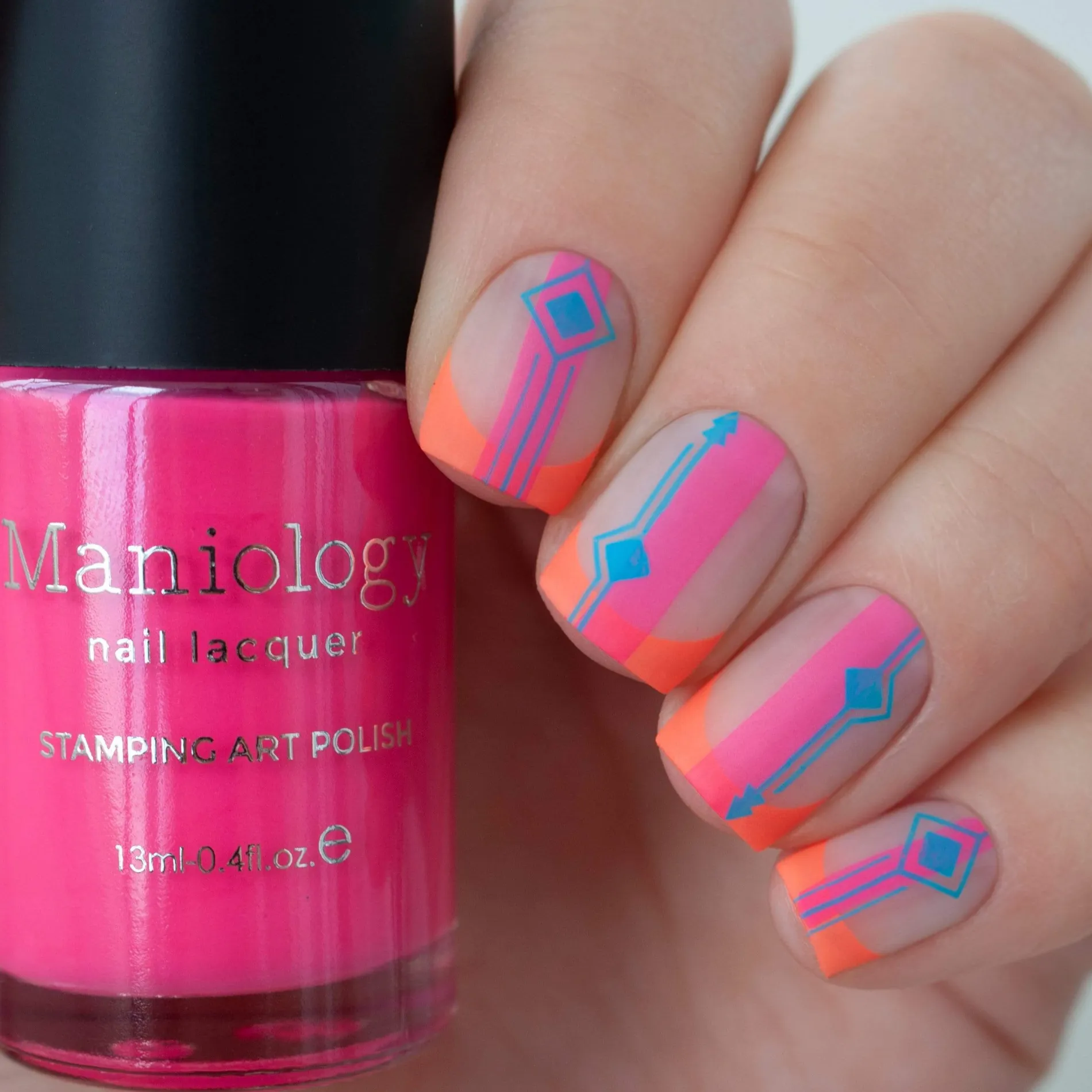 Classique: Love Your Accent (m053) - Nail Stamping Plate