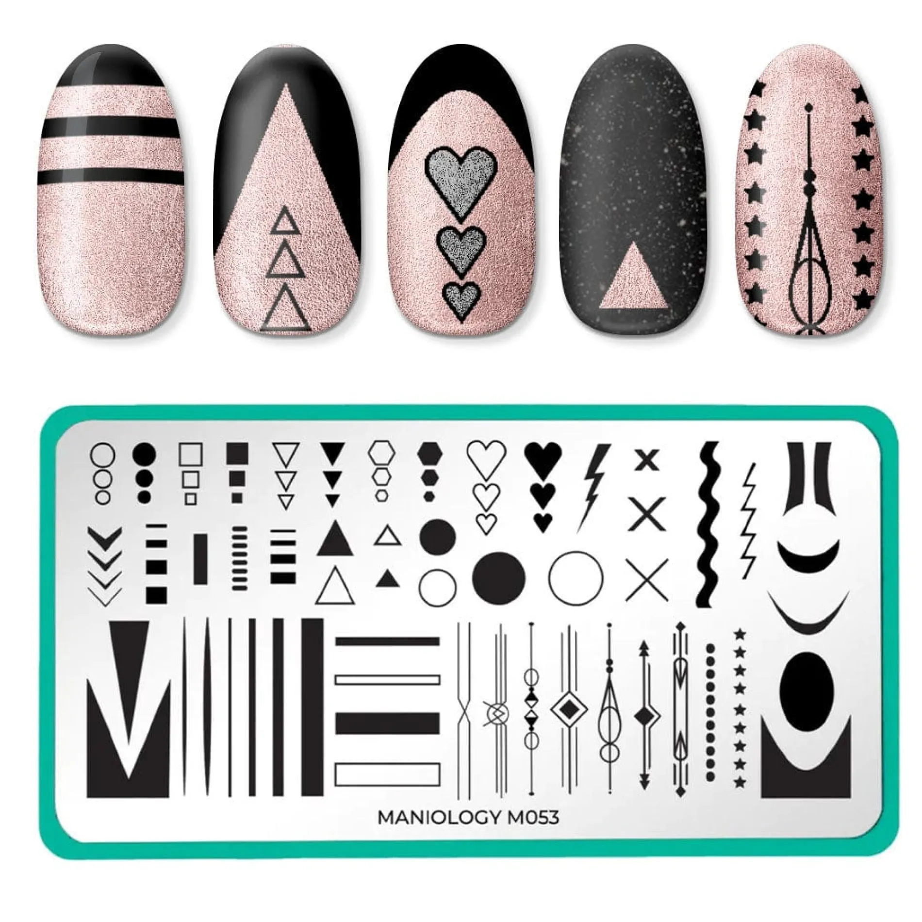 Classique: Love Your Accent (m053) - Nail Stamping Plate