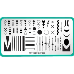 Classique: Love Your Accent (m053) - Nail Stamping Plate
