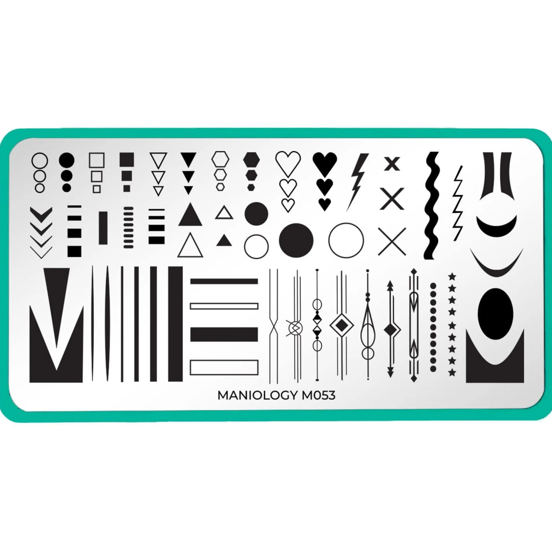 Classique: Love Your Accent (m053) - Nail Stamping Plate