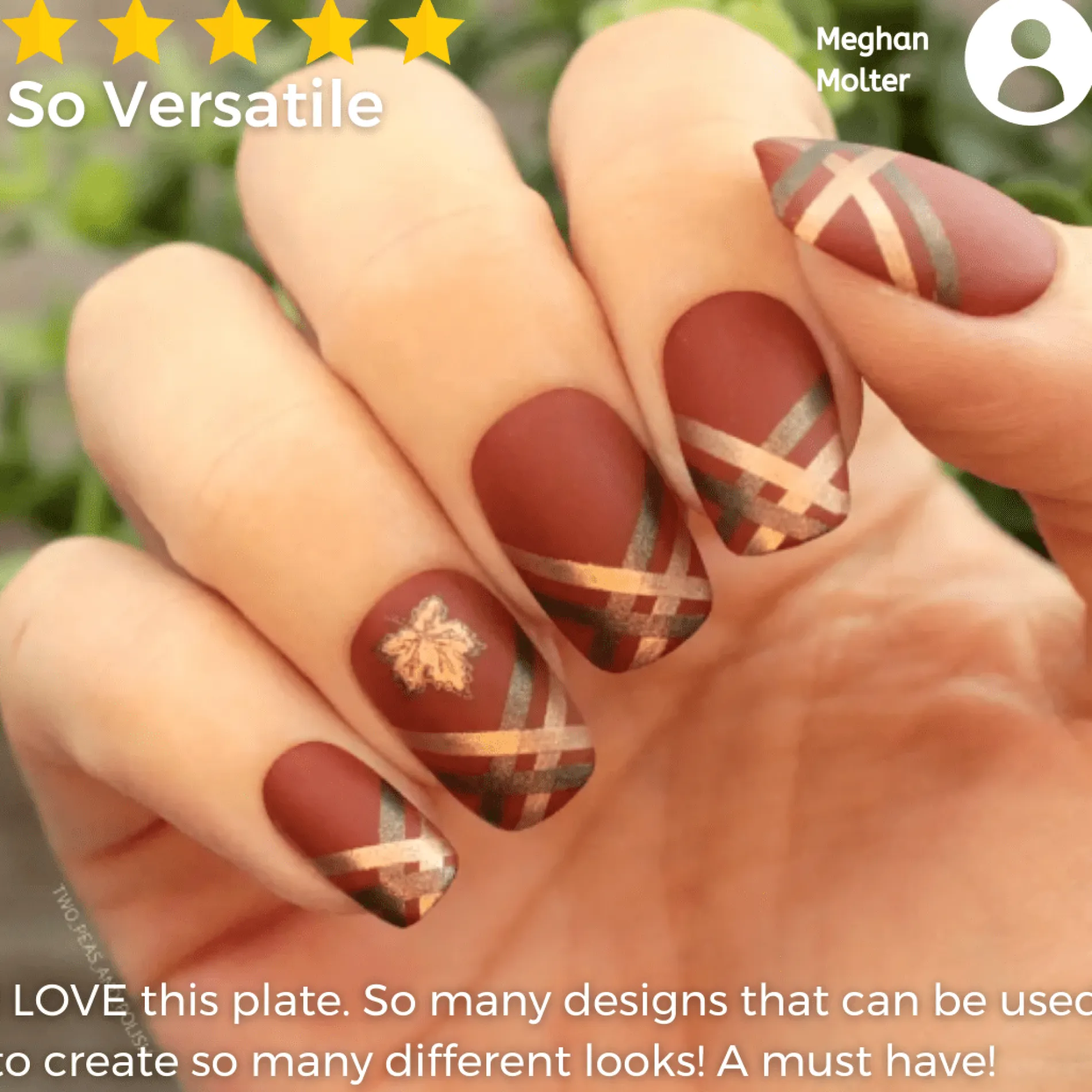 Classique: Love Your Accent (m053) - Nail Stamping Plate