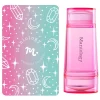 Clear Dual Ended Stamper and Scraper Set in Pink