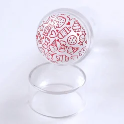 Clear Stamper Collection - Mini Dual Ended Clear Nail Art Stamper + Scraper Card