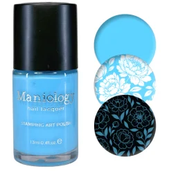Cloudsong (B572) - Sky Blue Pearl Creme Stamping Polish